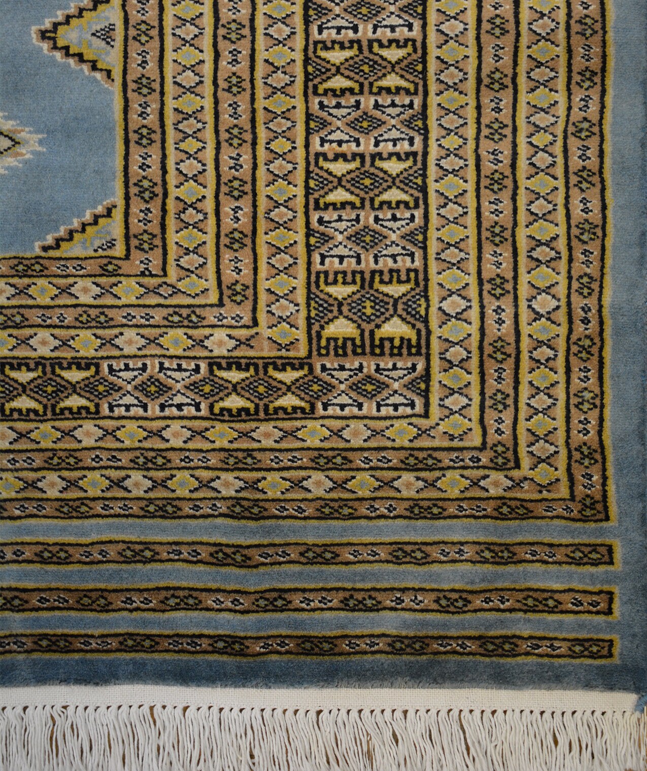 Fine Bokhara Wool Rug | 8'2" x 6'8" | Genuine Hand-knotted Wool Area Rug