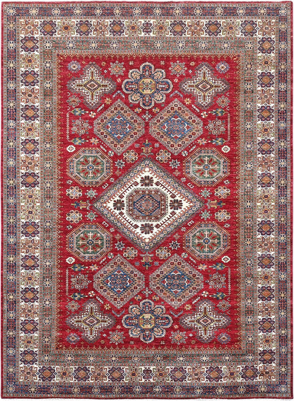 Kazakh Wool Carpet | 14'2" x 10' | Home Decor | Hand-Knotted Rug