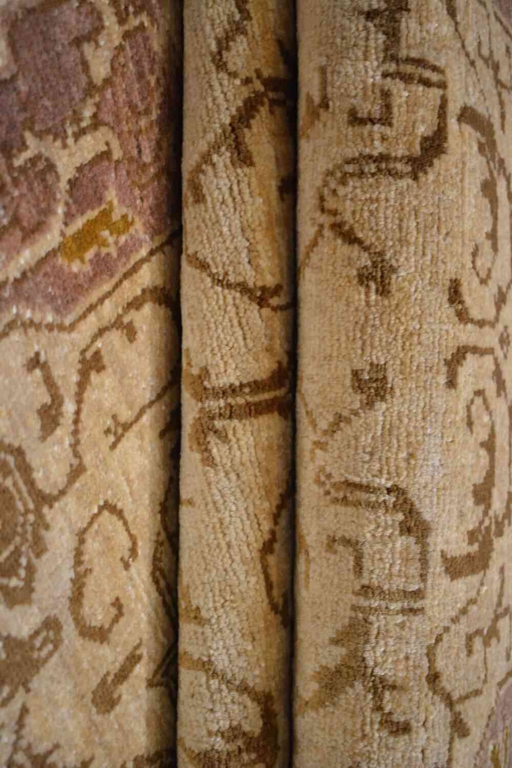 Aubusson Runner Rug | 18' x 2'7" | Genuine Hand-Knotted Carpet | New Area Rug