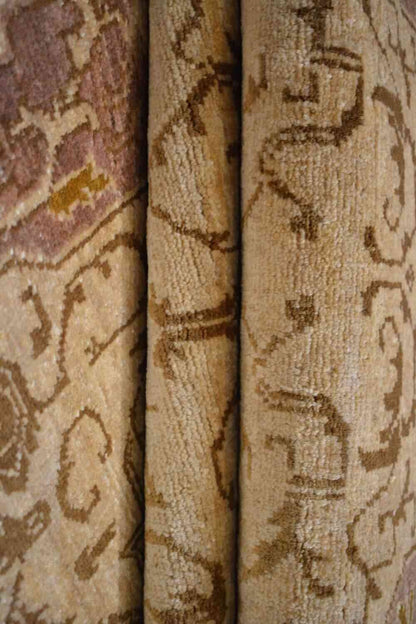 Aubusson Runner Rug | 18' x 2'7" | Genuine Hand-Knotted Carpet | New Area Rug
