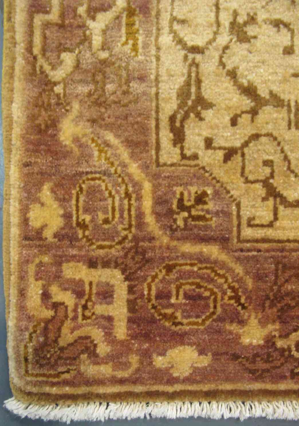 Aubusson Runner Rug | 18' x 2'7" | Genuine Hand-Knotted Carpet | New Area Rug