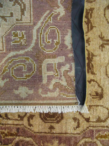 Aubusson Runner Rug | 18' x 2'7" | Genuine Hand-Knotted Carpet | New Area Rug