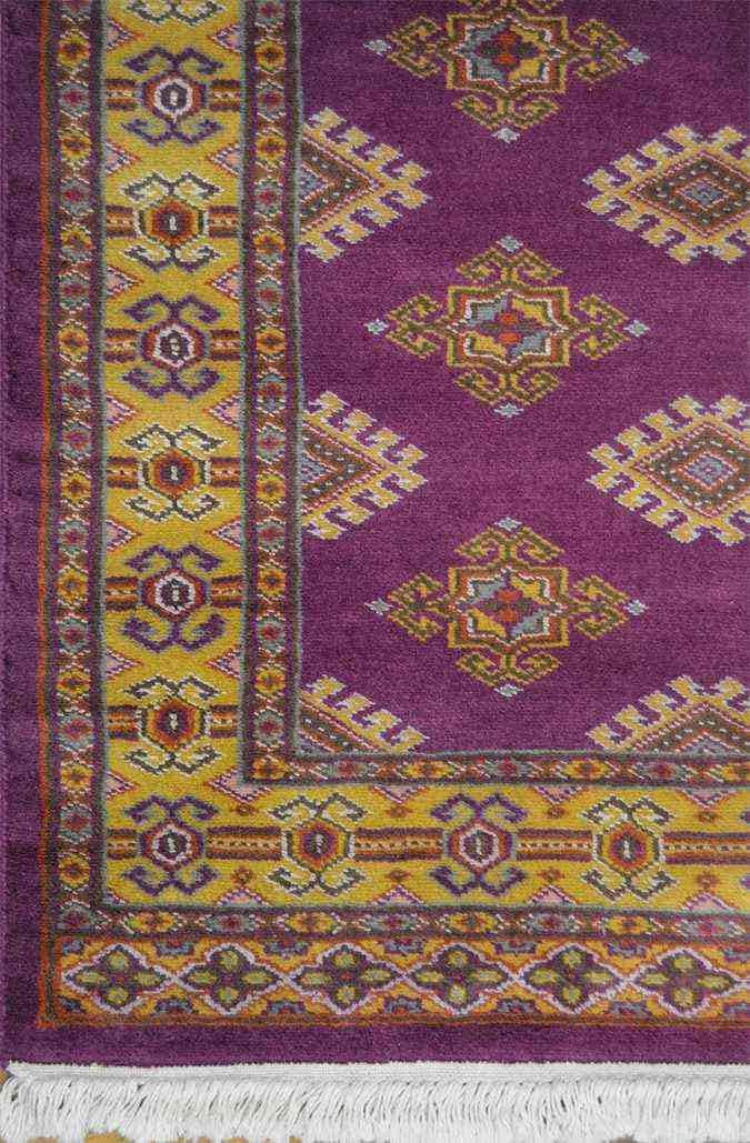 Bokhara Rug | 4'1" x 2'7" | Genuine Hand-knotted | New Area Rug