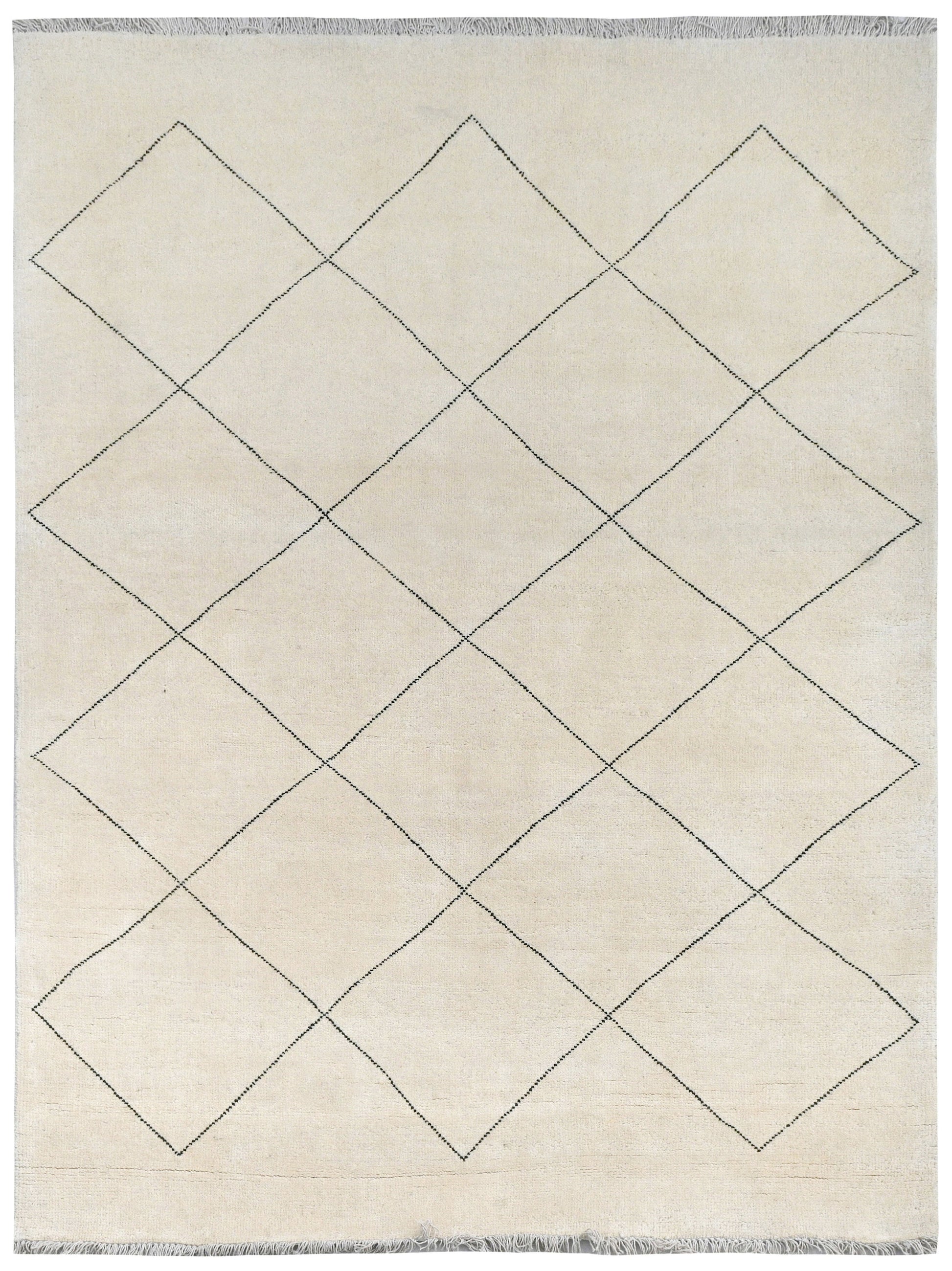 Beni Ouarain Sahara | 8'3" x 5'8" | Home Decor | Moroccan Style Hand-knotted Area Rug