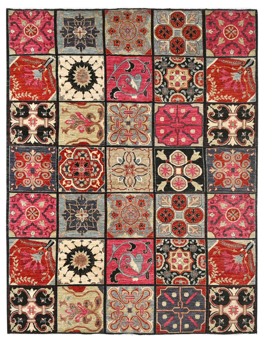 Four Gardens of Mazagan Carpet | 11'11" x 8'5" | Home Decor | Hand-knotted Area Rug