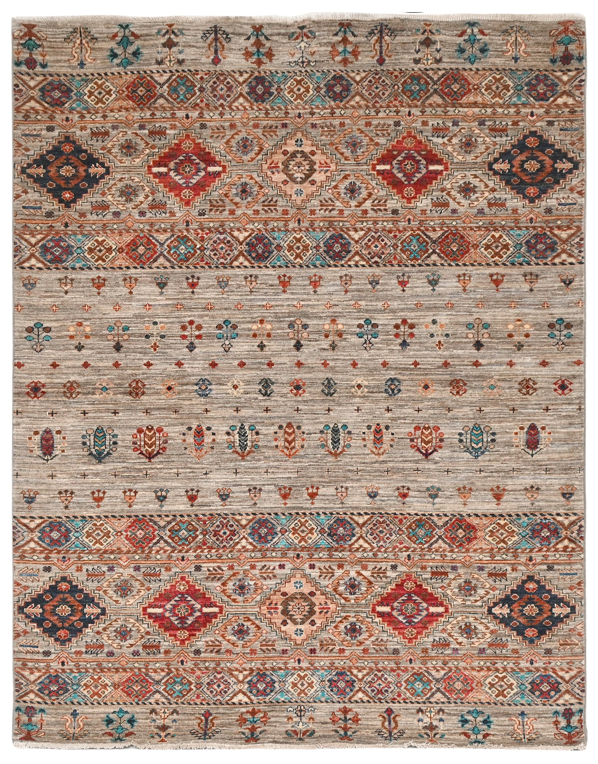 Kazakh Rug | 6'6" x 5'2" | Home Decor | Hand-Knotted Rug