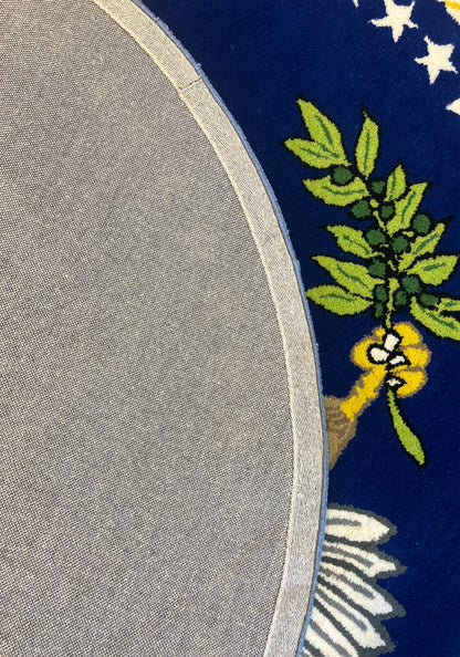 White House Seal Rug | 5' x 5' | Hand-tufted Area Rug