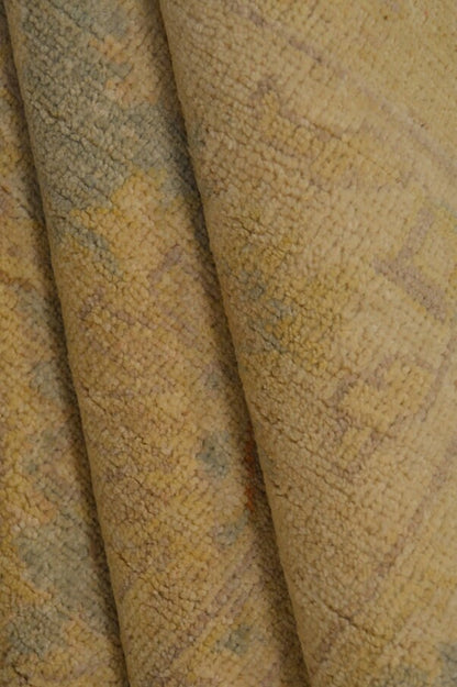 Helmand Lotus Carpet | 9'7" x 8'3" | Home Decor | Hand-knotted Wool Area Rug