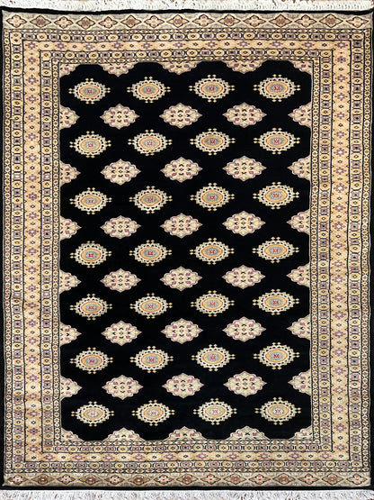 Bokhara Shah Saloor Rug | 9'2" x 6'2" | Home Decor | Hand-knotted Area Rug