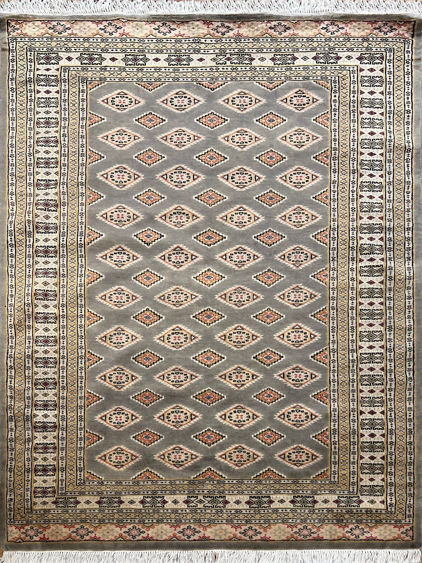 Pende Bokhara Rug | 6'4" x 4'8" | Home Decor | Hand-knotted Area Rug