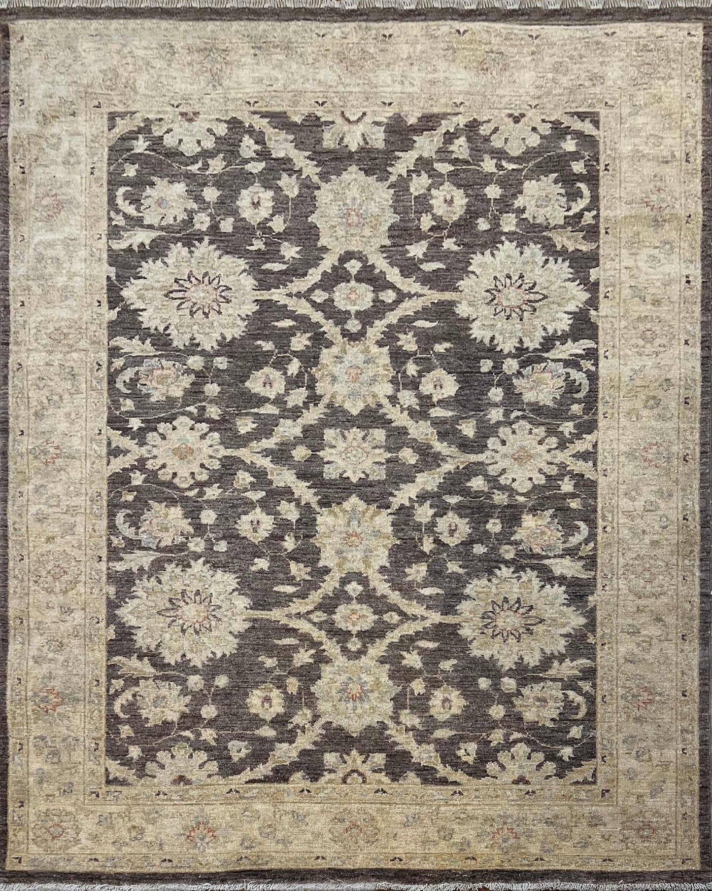 Paktia Lotus Rug | 6'7" x 5' | Home Decor | Hand-Knotted Rug