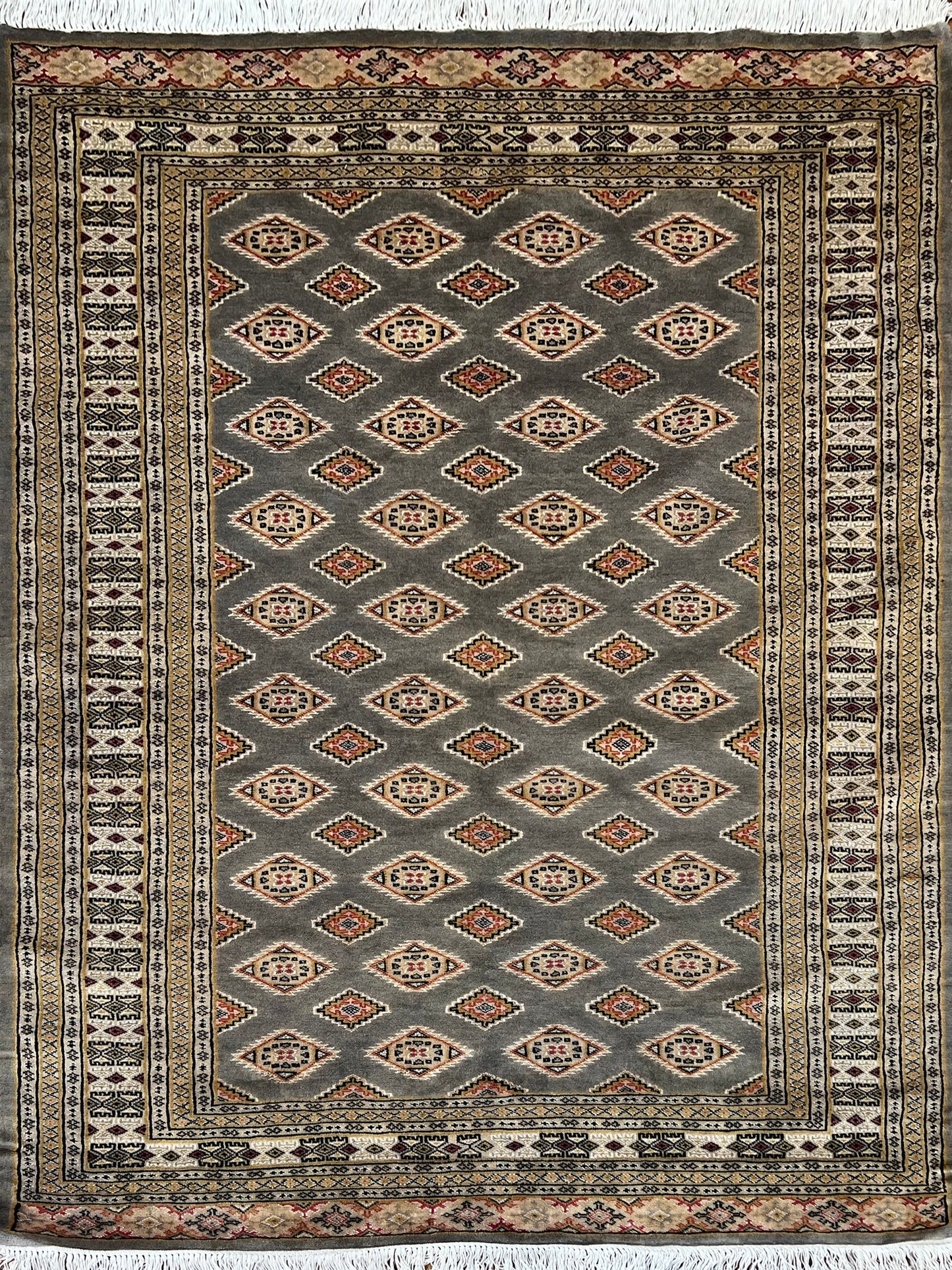 Pende Bokhara Rug | 6'4" x 4'8" | Home Decor | Hand-knotted Area Rug
