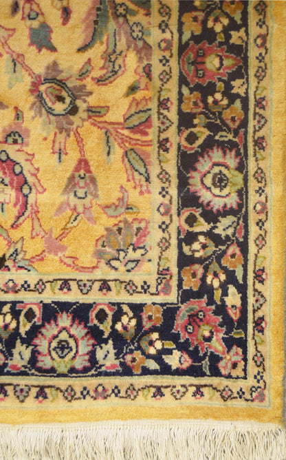 Millefleurs Tauris Runner Rug | 6' x 2'6" | Genuine Hand-knotted Rug | Area Rug