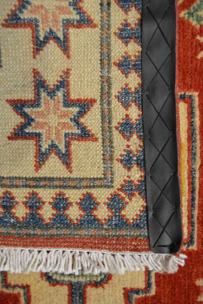 Kazakh Runner Rug | 10'5" x 3' | Genuine Hand-knotted Rug | Area Rug