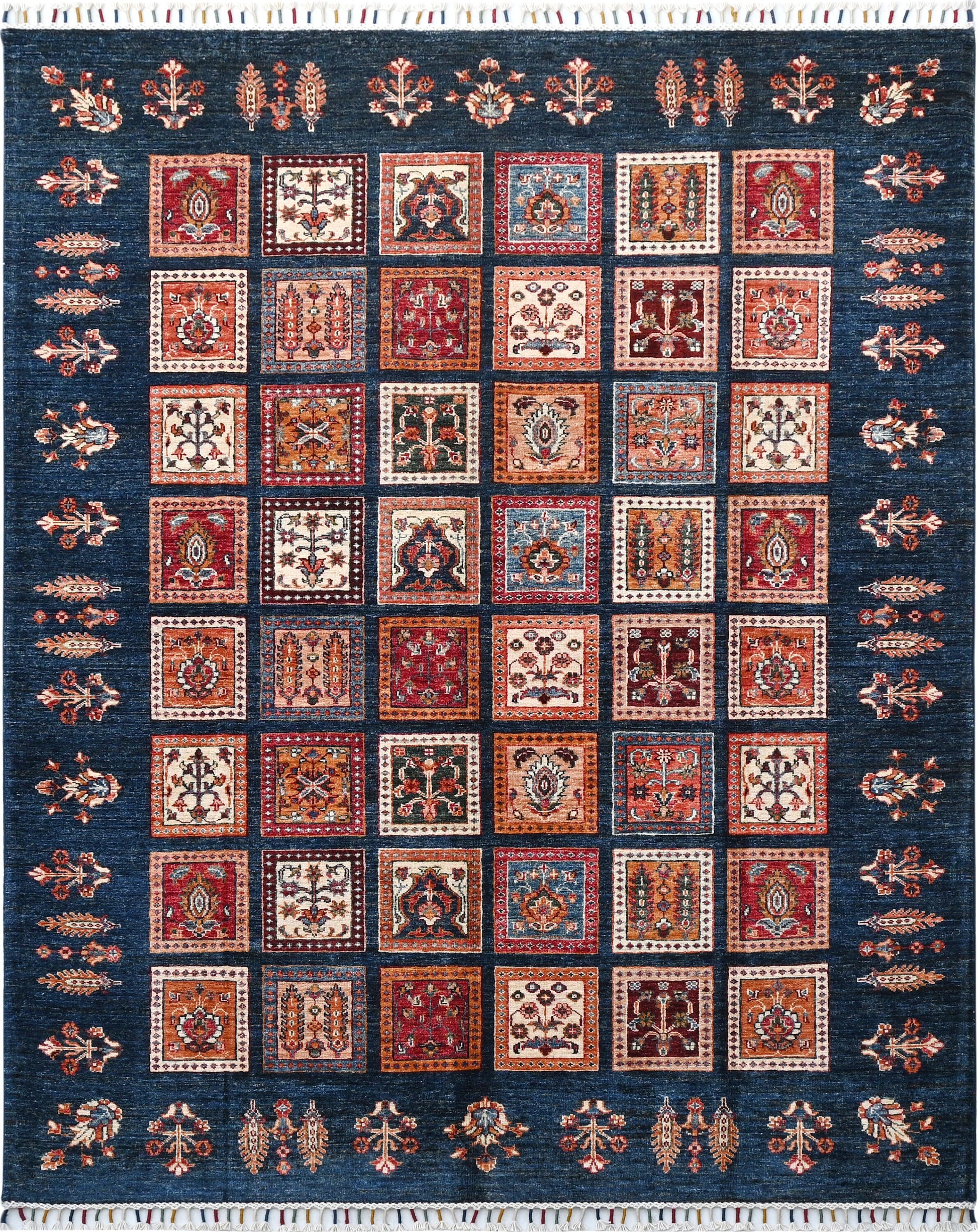 Four Gardens of Paradise Rug | 7'10" x 5'9" | Home Decor | Wool Area Rug