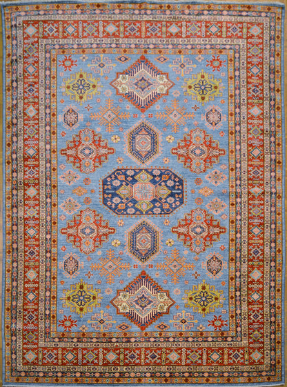 Imperial Kazakh Carpet | 12'6" x 8'10" | Home Decor | Hand-Knotted Rug