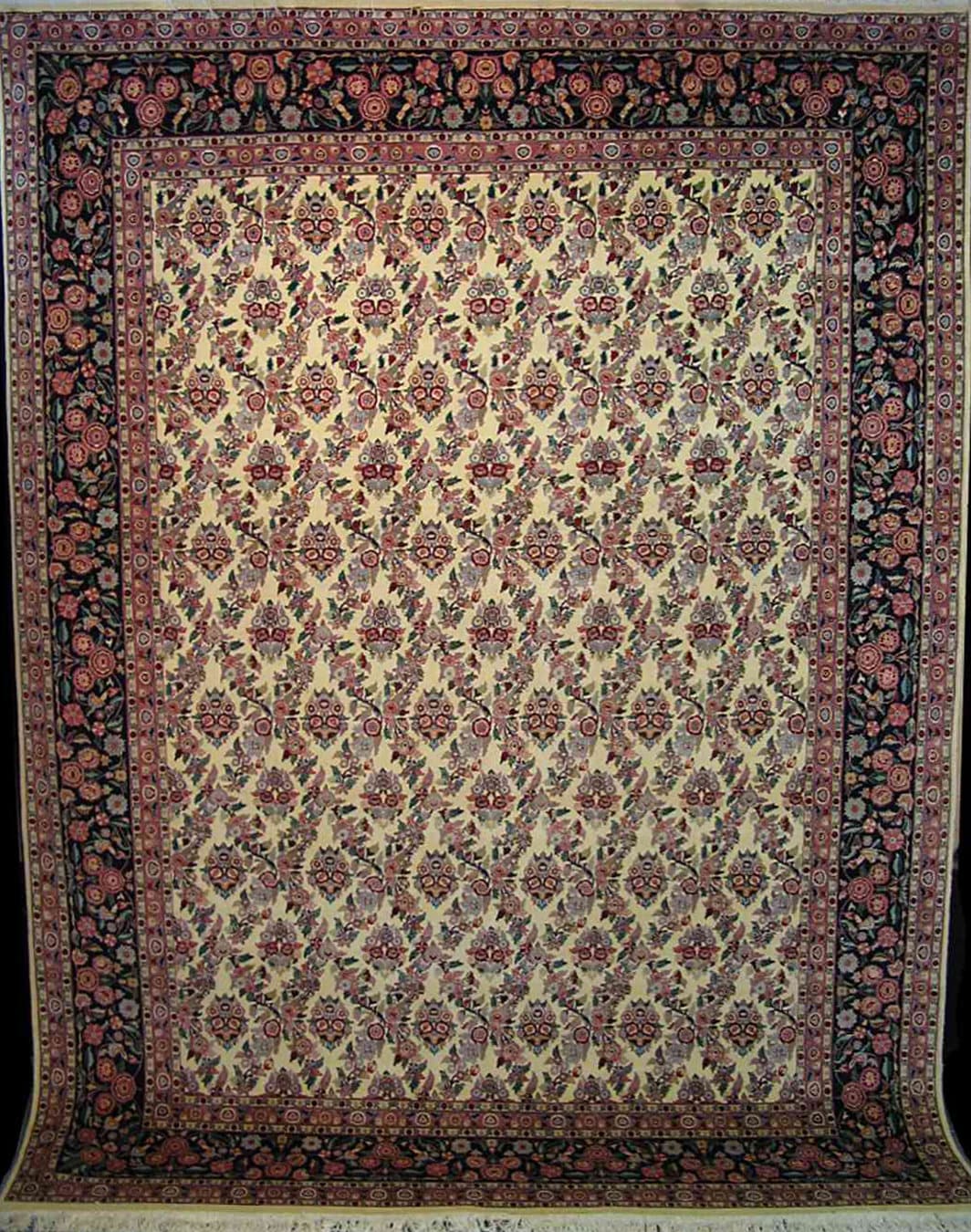 Savonnerie Trellis Carpet | 12' x 9' | Home Decor | Wool Area Rug
