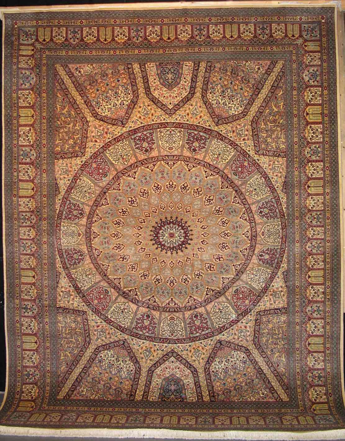 Palace Dome Carpet | 12' x 9' | Home Decor | Wool Area Rug
