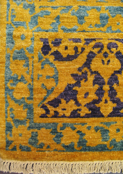 Imperial Qajar Dynasty Carpet | 8'9" x 6' | Home Decor | Wool Area Rug