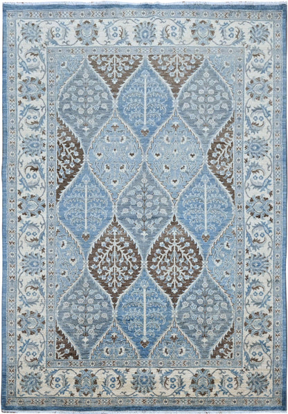 Gardens of Babylon Carpet | 9'2" x 6'4" | Home Decor | Hand-knotted Wool Area Rug