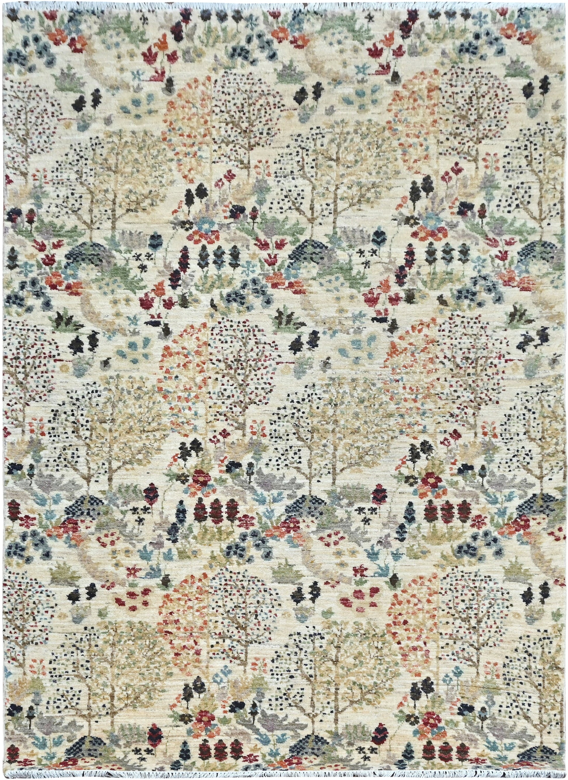 Central Park Carpet | 8'1" x 5'1" | Home Decor | Hand-knotted Wool Area Rug
