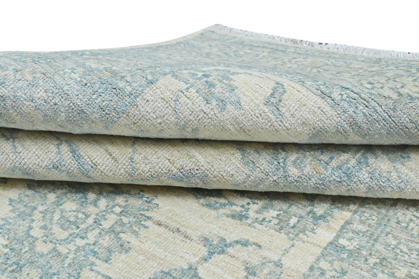 Faryab Lotus Gardens Rug | 5'10" x 4' | Home Decor | Hand-knotted Wool Area Rug