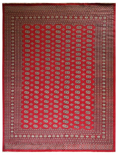 Bokhara Royal Tekke Carpet | 12'4" x 8'11" | Home Decor | Hand-knotted Wool Area Rug