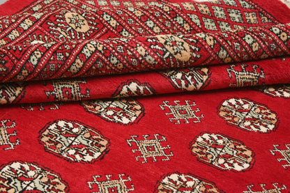 Bokhara Royal Tekke Carpet | 12'4" x 8'11" | Home Decor | Hand-knotted Wool Area Rug