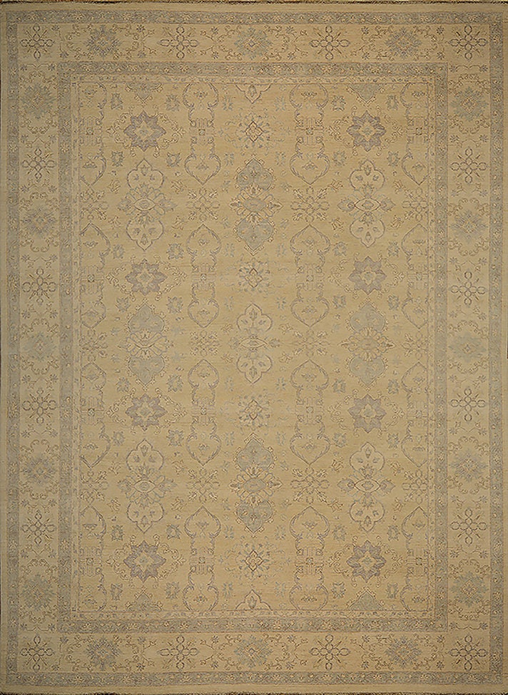 Paktika Farzad Gardens Carpet | 13'7" x 9'11" | Home Decor | Hand-knotted Wool Area Rug