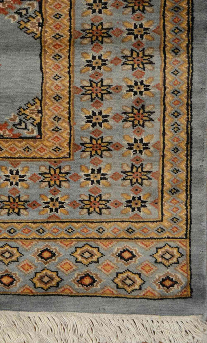 Bokhara Yomud Carpet | 8'2" x 5' | Home Decor | Wool Area Rug