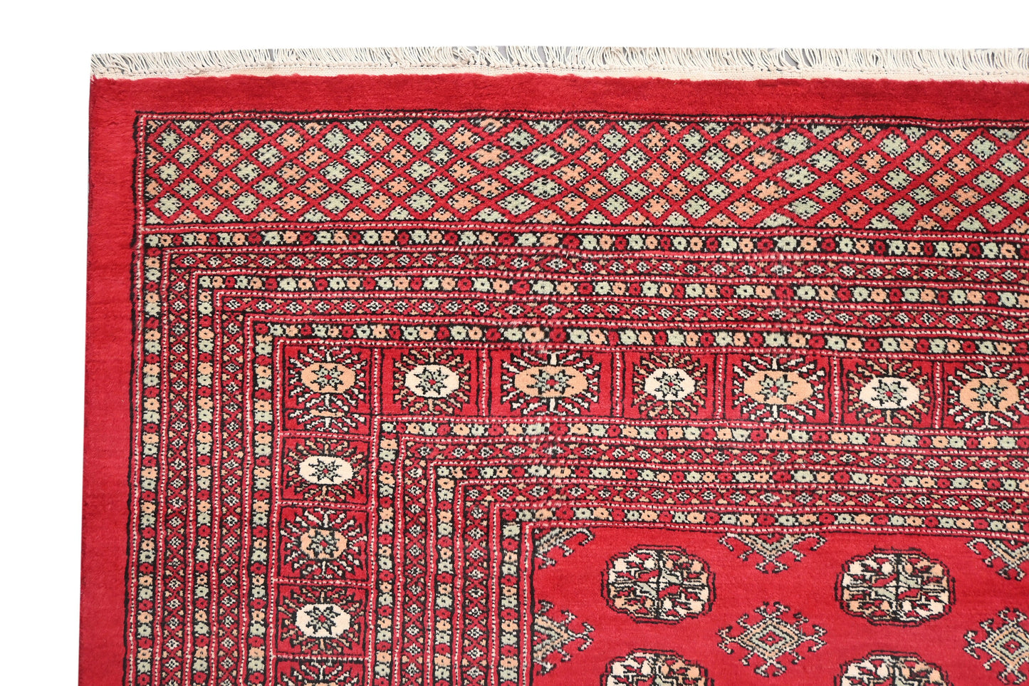 Bokhara Royal Tekke Carpet | 12'4" x 8'11" | Home Decor | Hand-knotted Wool Area Rug