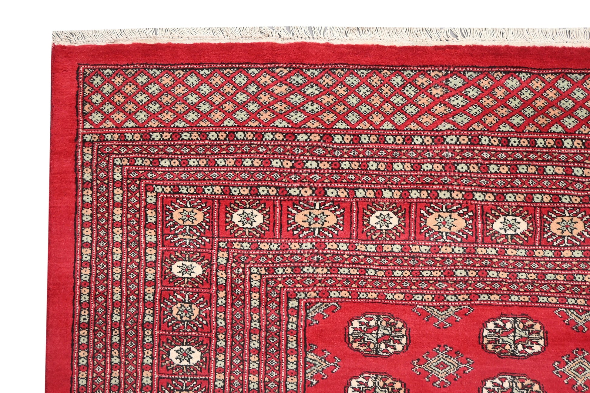 Bokhara Royal Tekke Carpet | 12'4" x 8'11" | Home Decor | Hand-knotted Wool Area Rug