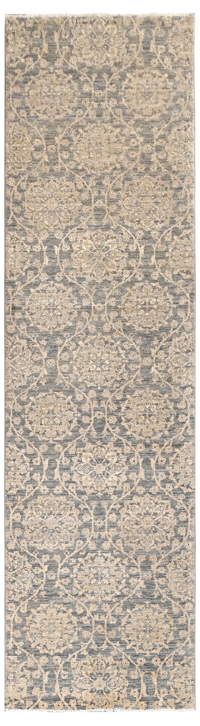 Samoke Runner Rug | 10'1" x 2'9" | Genuine Hand-knotted Rug | Area Rug