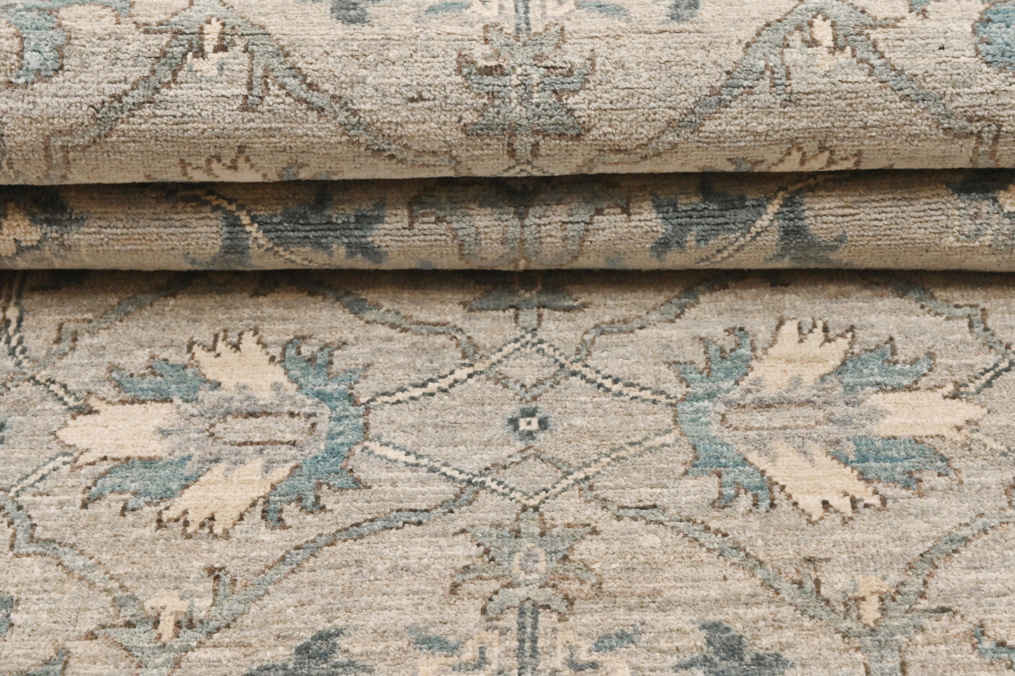 Kandahar Gardens Runner Rug | 10' x 2'11" | Genuine Hand-knotted Rug | Area Rug