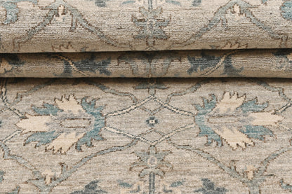 Kandahar Gardens Runner Rug | 10' x 2'11" | Genuine Hand-knotted Rug | Area Rug