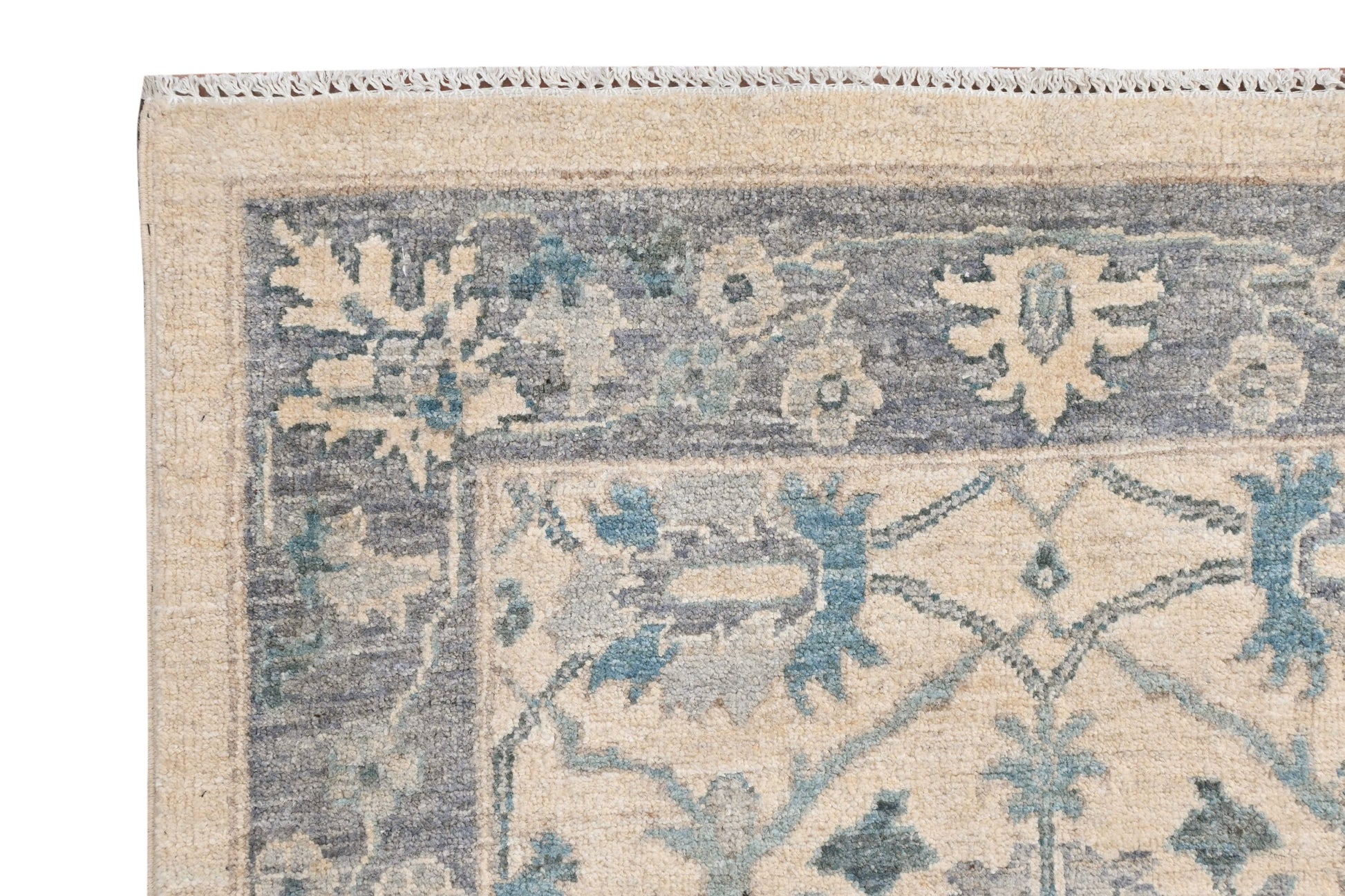 Kandahar Gardens Runner Rug | 16'1" x 2'11" | Genuine Hand-knotted Rug | Area Rug