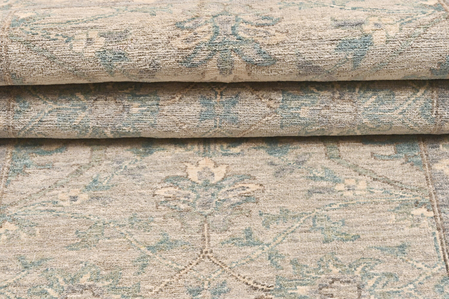 Kandahar Gardens Runner Rug | 9'9" x 2'11" | Genuine Hand-knotted Rug | Area Rug