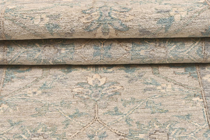 Kandahar Gardens Runner Rug | 9'9" x 2'11" | Genuine Hand-knotted Rug | Area Rug