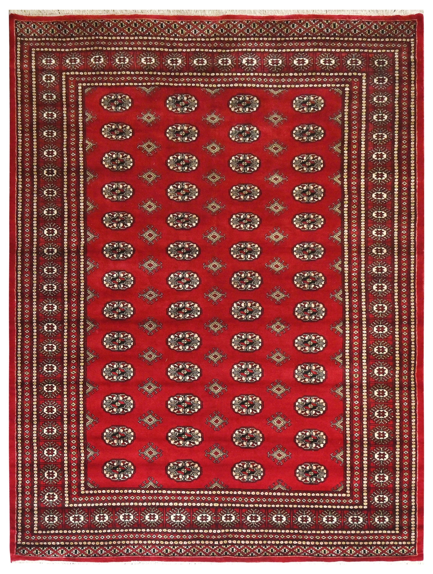 Bokhara Royal Tekke Carpet | 8'11" x 6' | Home Decor | Hand-knotted Wool Area Rug