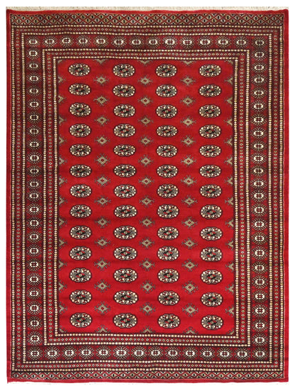 Bokhara Royal Tekke Carpet | 8'11" x 6' | Home Decor | Hand-knotted Wool Area Rug