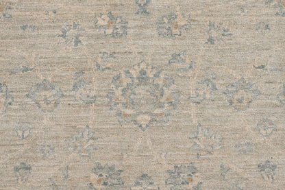 Faryab Lotus Gardens Carpet | 8'2" x 7' | Home Decor | Hand-knotted Wool Area Rug