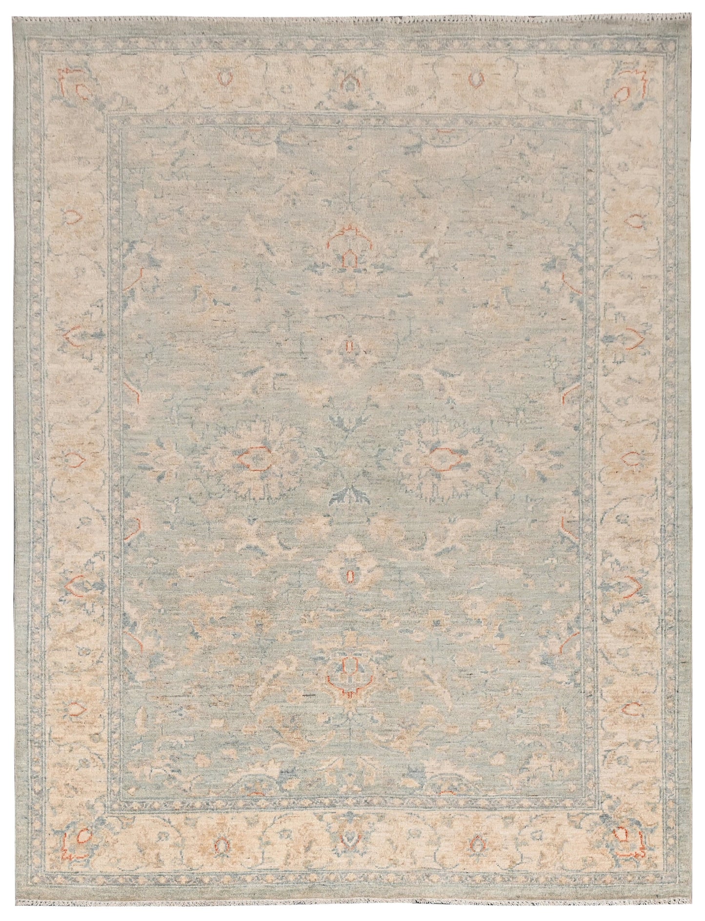 Kandahar Gardens Carpet | 7'1" x 5'1" | Home Decor | Hand-knotted Wool Area Rug