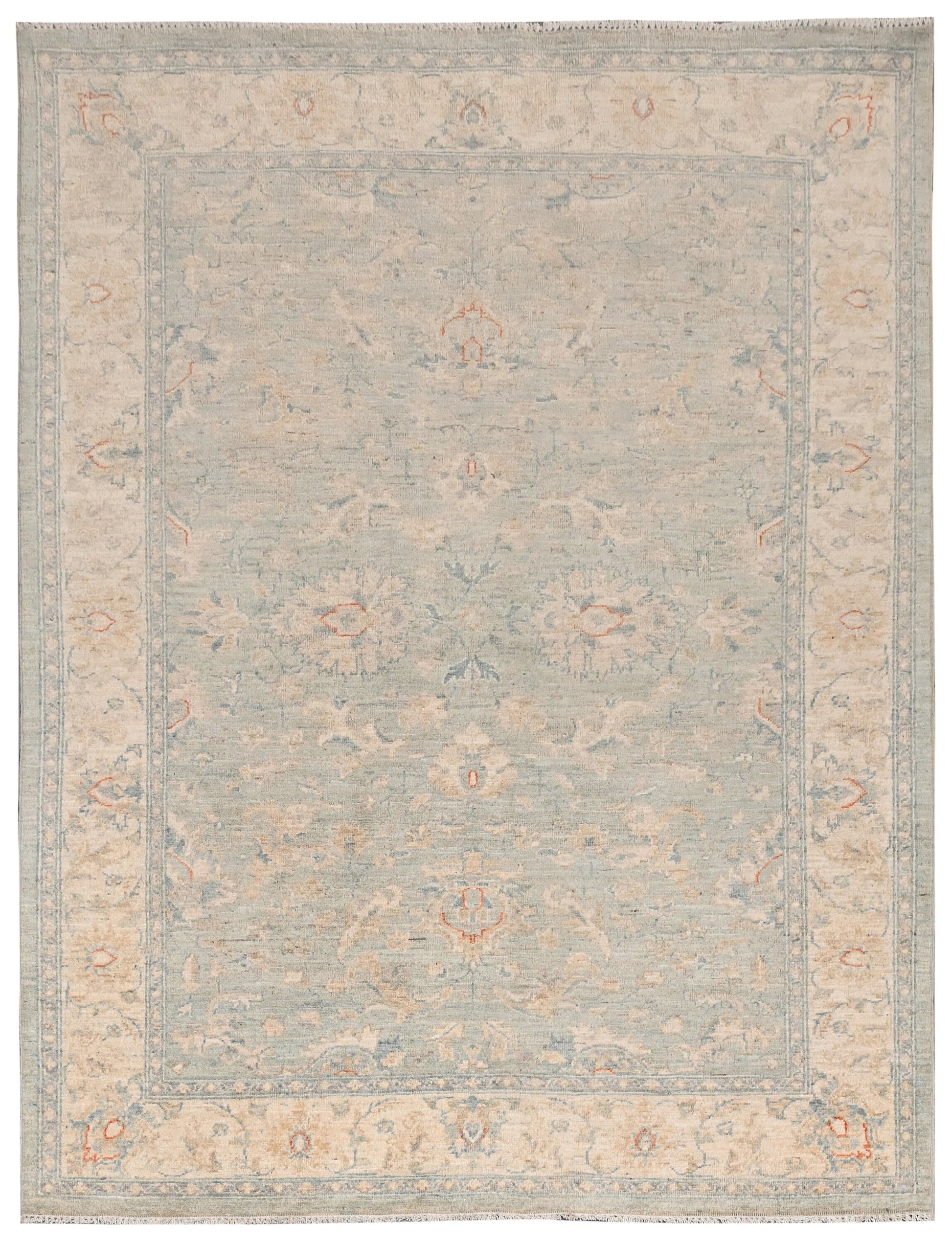 Kandahar Gardens Carpet | 7'1" x 5'1" | Home Decor | Hand-knotted Wool Area Rug