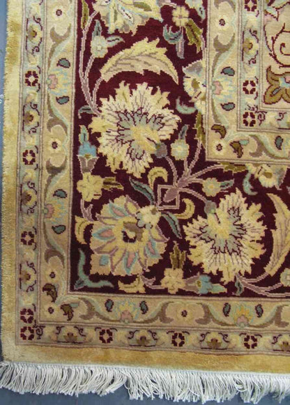 Millefleurs - Quarter Moon Silk Carpet | 11'10" x 8'2" | Home Decor | Wool Area Rug