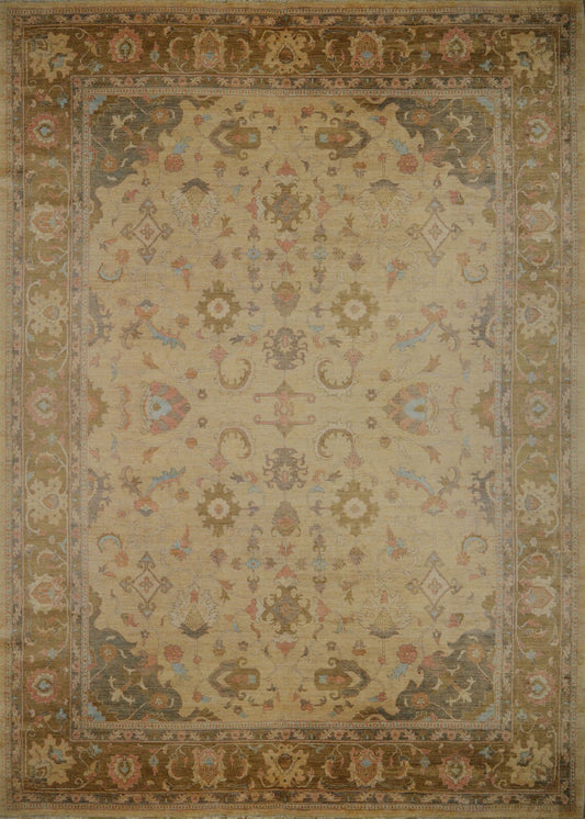 Herat Gardens Carpet | 13'8" x 10'1" | Home Decor | Hand-knotted Wool Area Rug