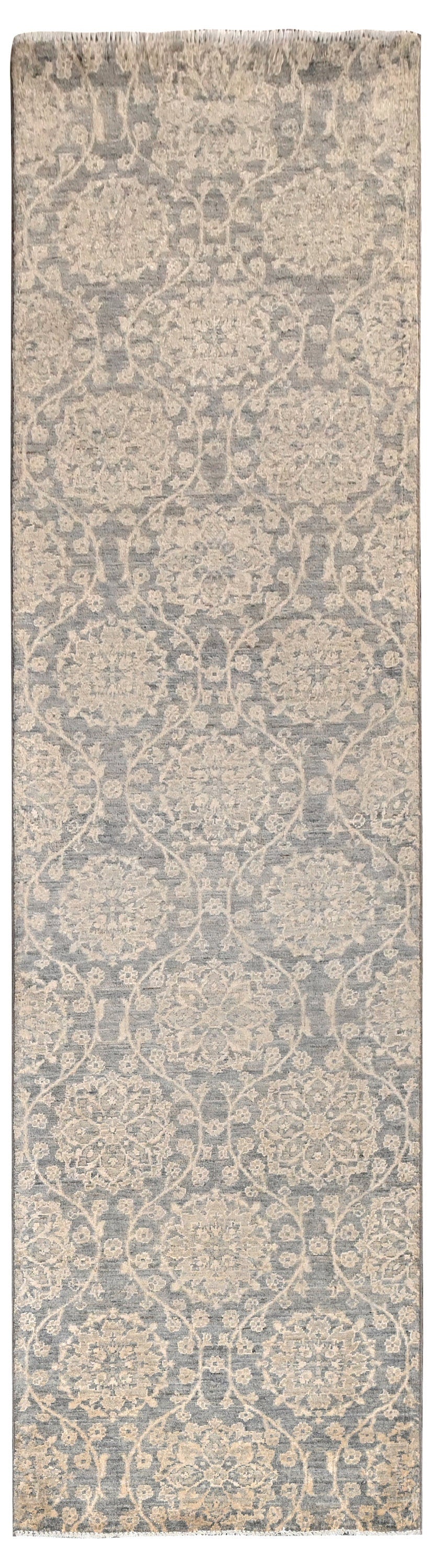 Samoke Runner Rug | 10'1" x 2'9" | Genuine Hand-knotted Rug | Area Rug