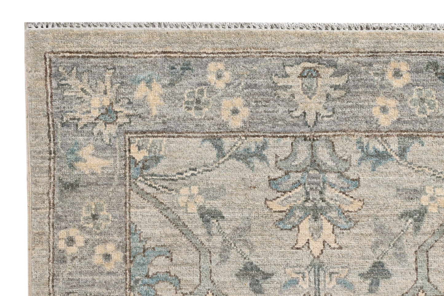 Kandahar Gardens Runner Rug | 10' x 2'11" | Genuine Hand-knotted Rug | Area Rug
