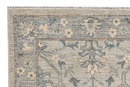 Kandahar Gardens Runner Rug | 10' x 2'11" | Genuine Hand-knotted Rug | Area Rug