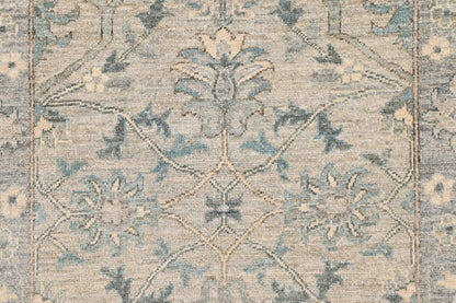 Kandahar Gardens Runner Rug | 10' x 2'11" | Genuine Hand-knotted Rug | Area Rug