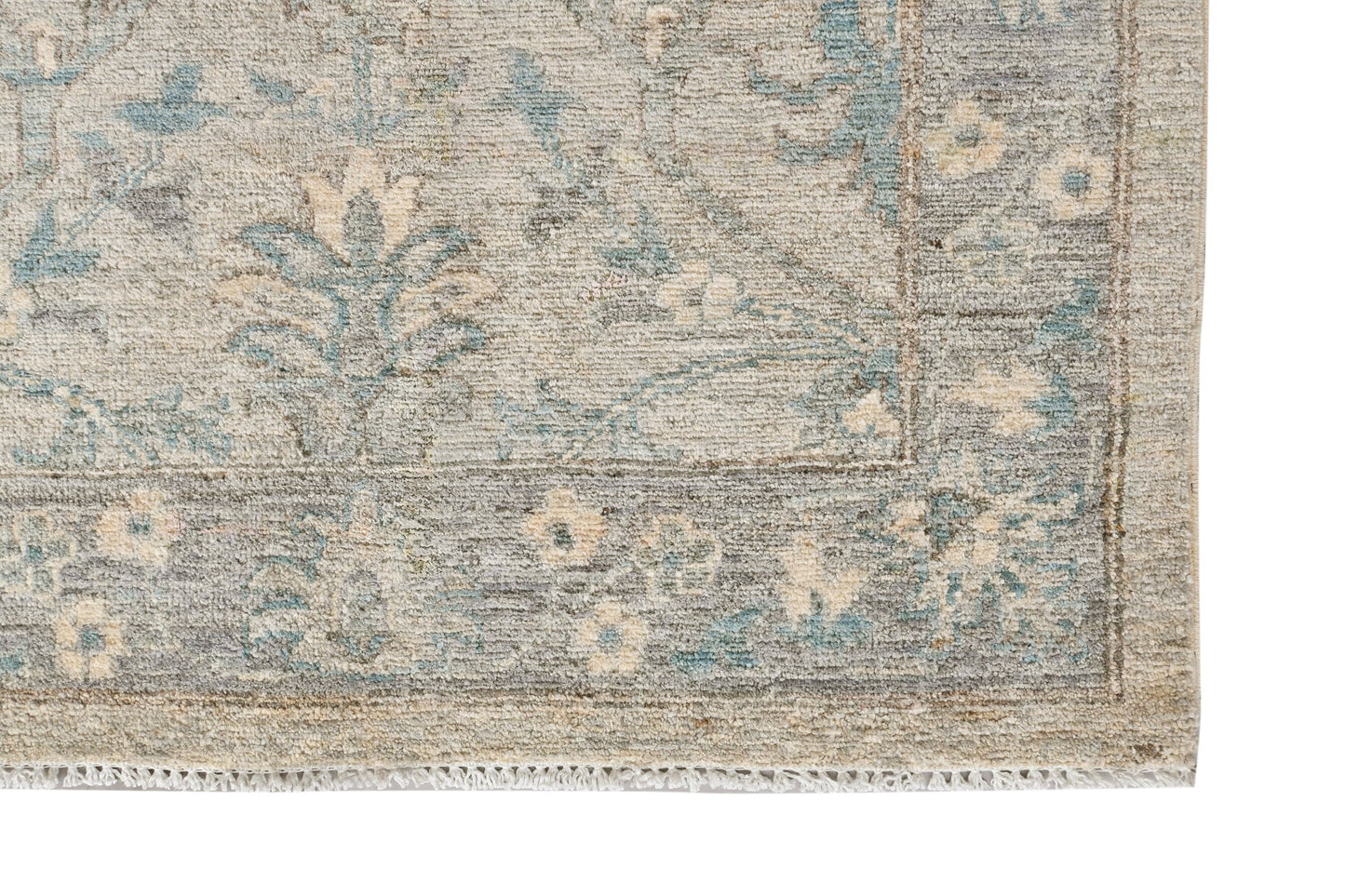 Kandahar Gardens Runner Rug | 9'9" x 2'11" | Genuine Hand-knotted Rug | Area Rug